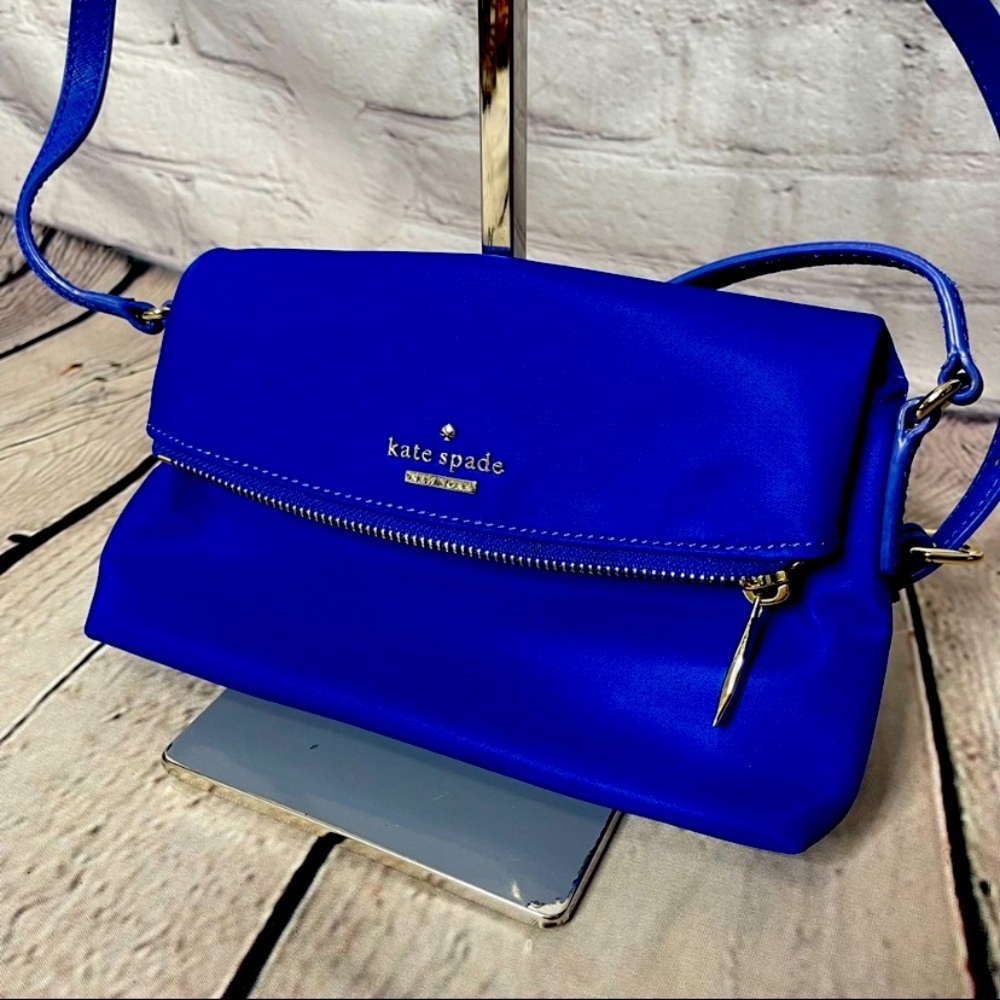 Kate Spade Nylon Crossbody Bag in Beautiful Blue
